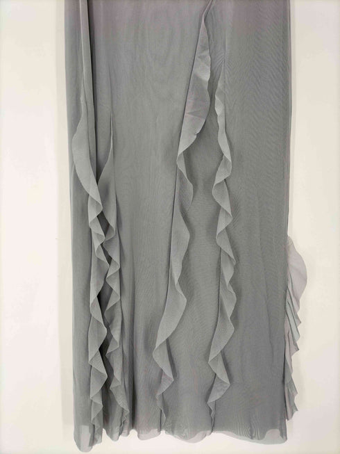 ザラ ZARA Ruffled Tulle Skirt フリル チュール スカート レディース  M